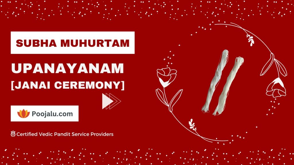 Shubh Muhurat For Upanayanam Auspicious Muhurtham for Thread Ceremony